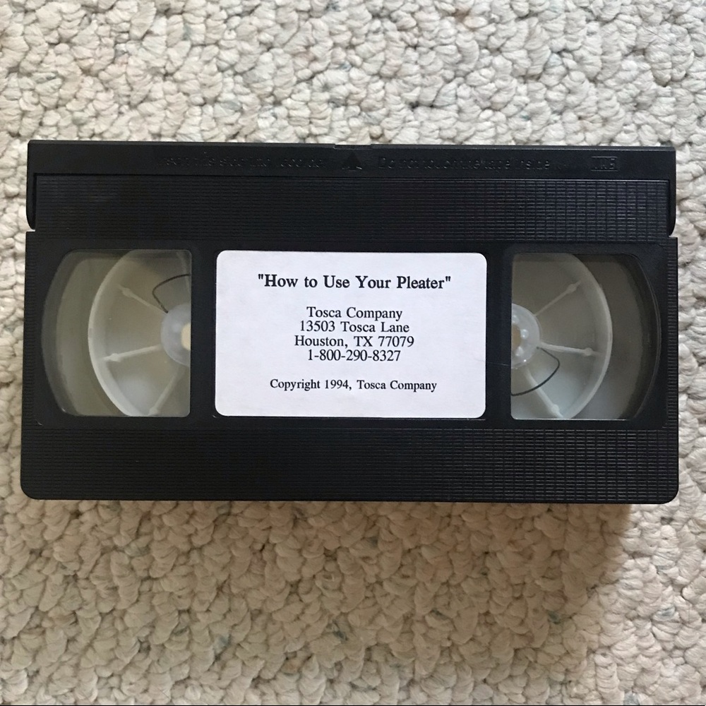 How to Use Your Pleater Tosca Company VHS Video Tape - Picture 2 of 4